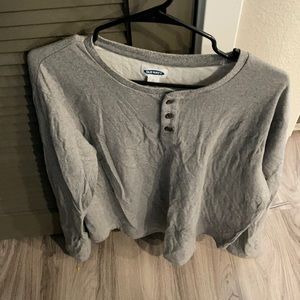 Grey button up. Men’s large